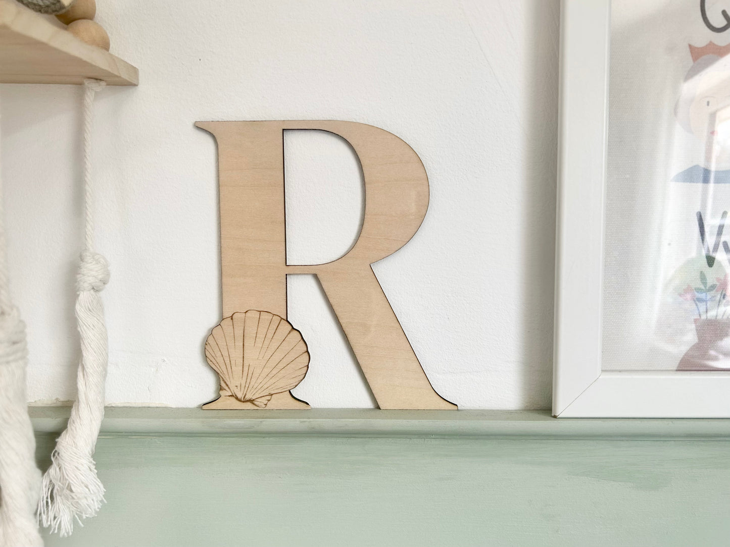 Wooden Shell Letter