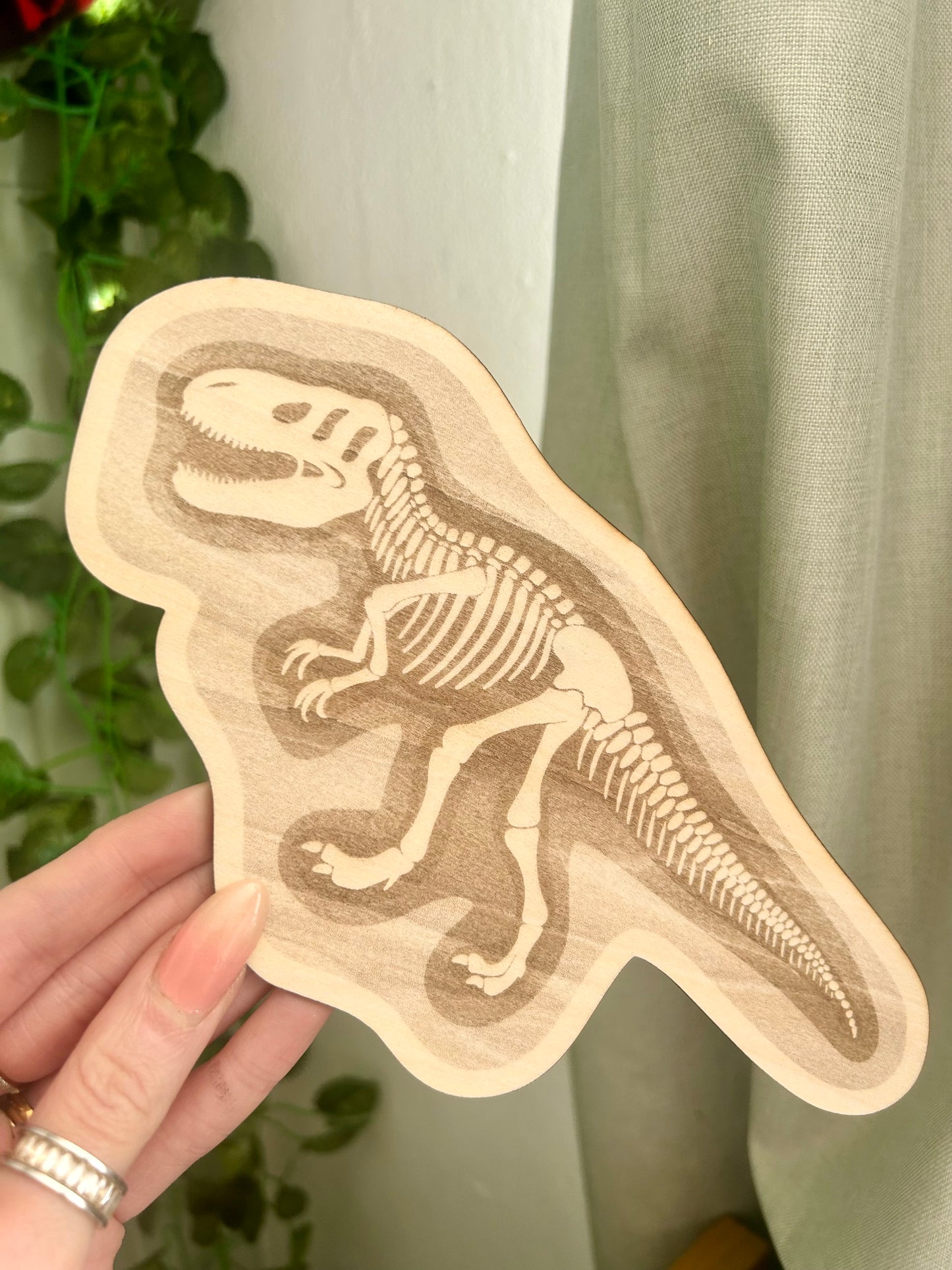 T Rex Skeleton Wall Shape