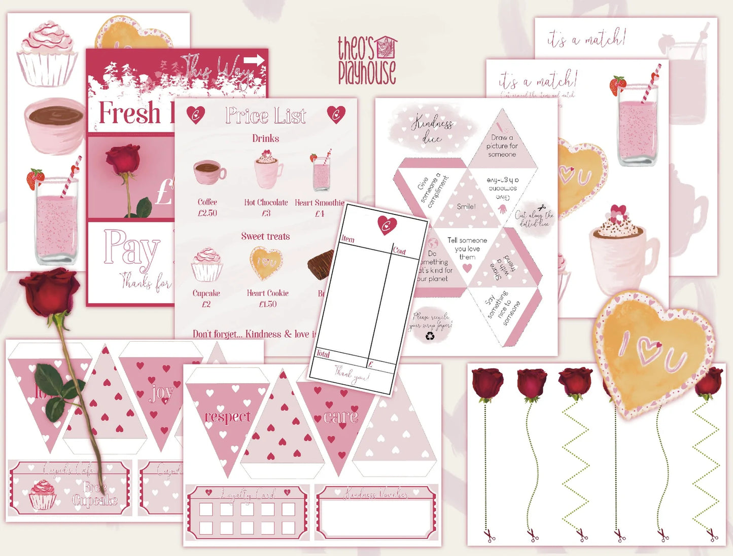 Cupid Cafe Valentines Digital Download