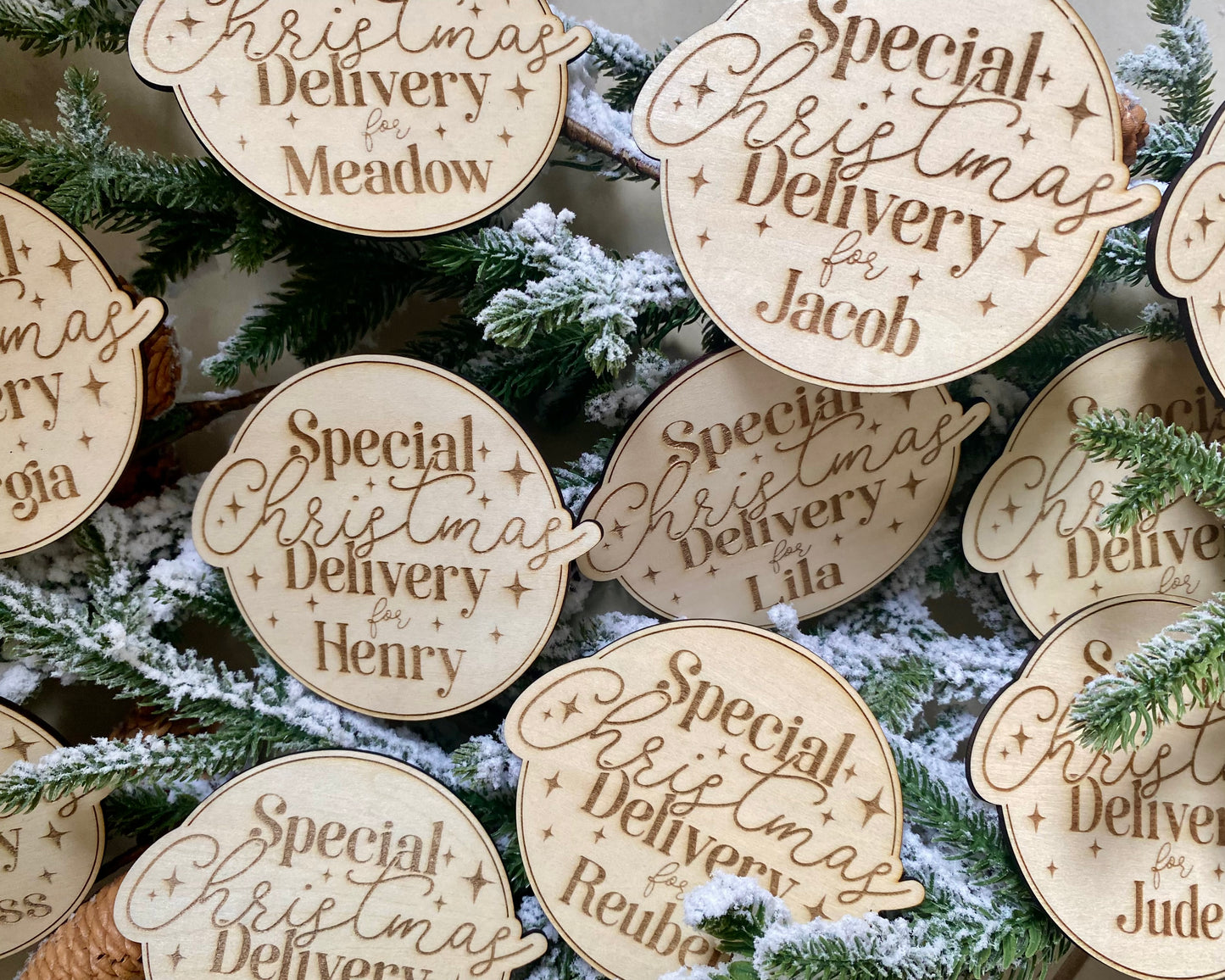 Personalised Christmas Box Sign