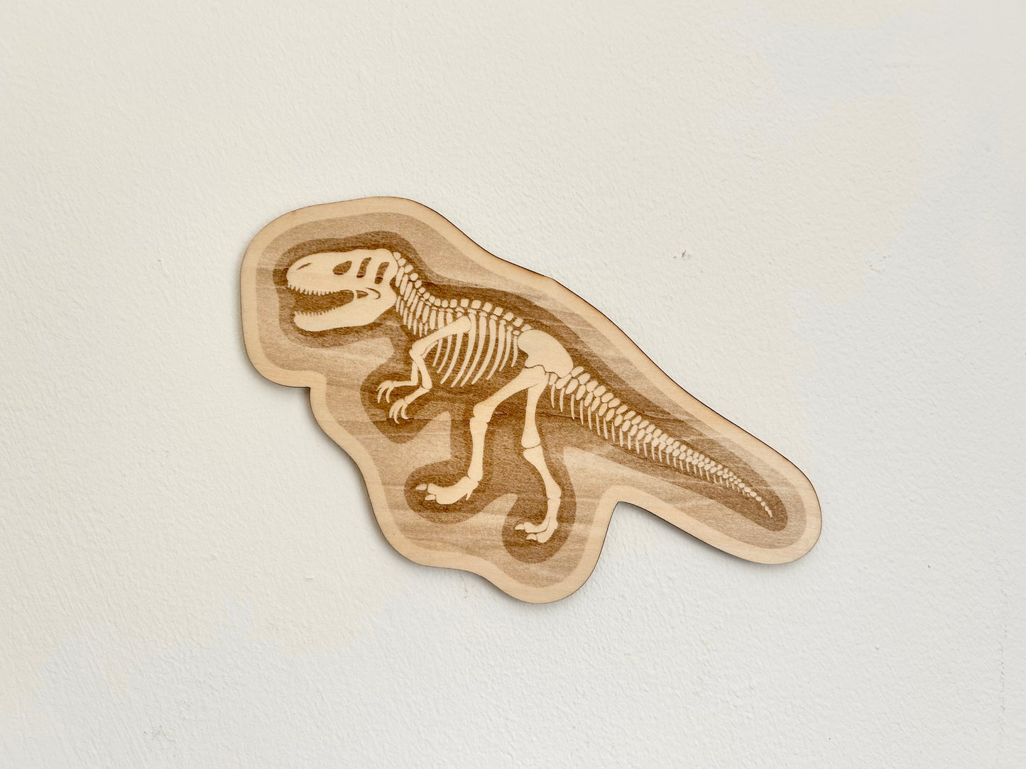 T Rex Skeleton Wall Shape