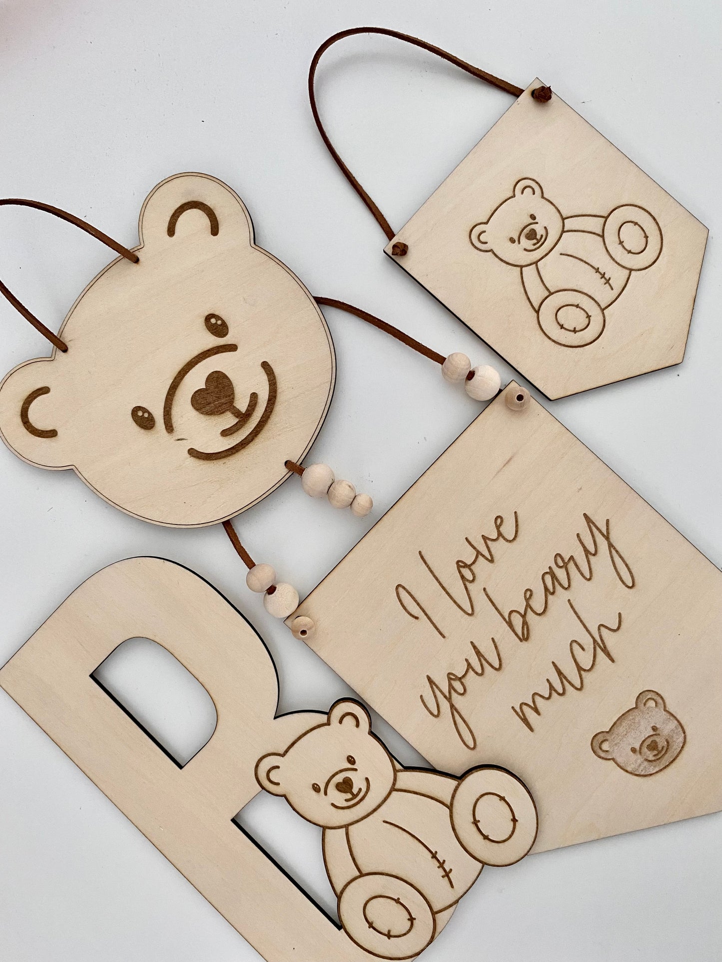 Mini Bear Animal Pennant