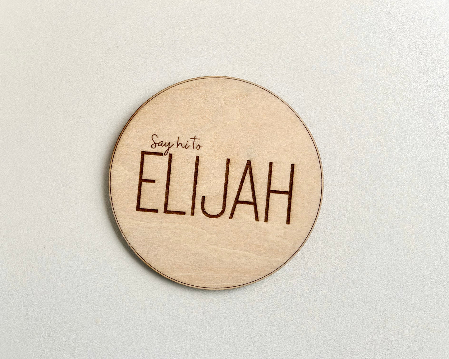 Personalised ‘Hi there!’ Birth Announcement
