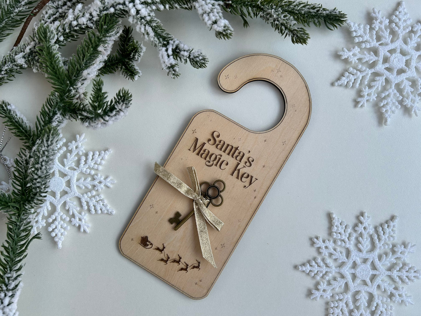 Personalisable Santa’s Magic Key Door Hanger