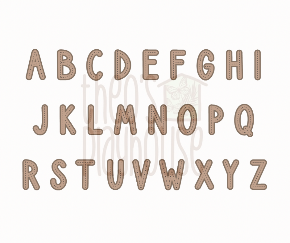 Wooden Road Letter