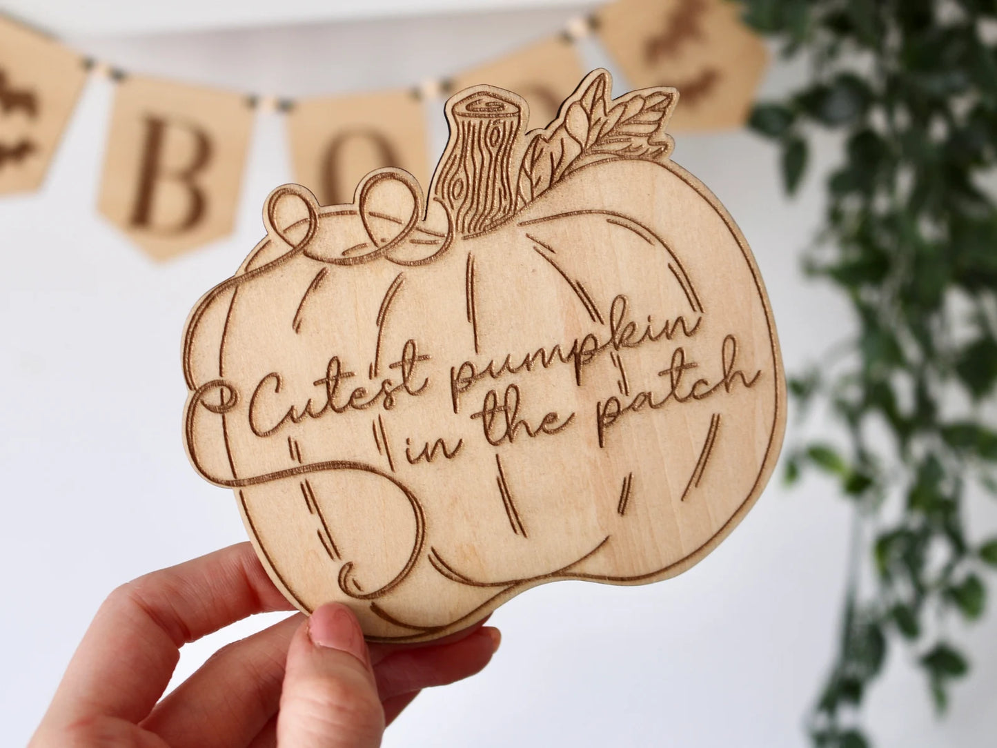 Cutest Pumpkin in the Patch Photo Prop