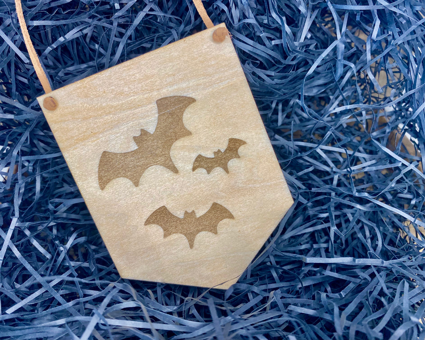 Mini Halloween Bat Banner Flag - 2 for £5