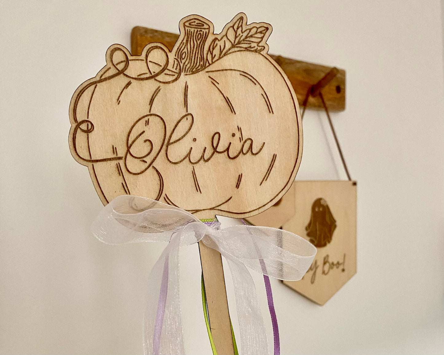 Personalised Pumpkin Wand