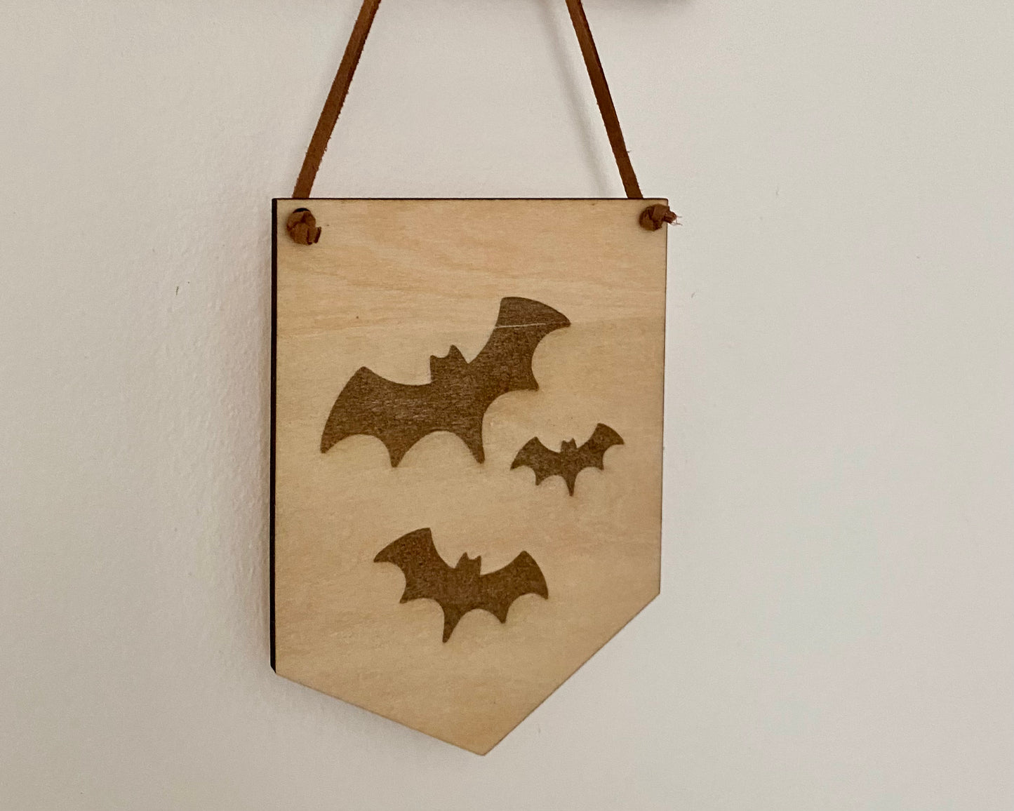 Mini Halloween Bat Banner Flag - 2 for £5