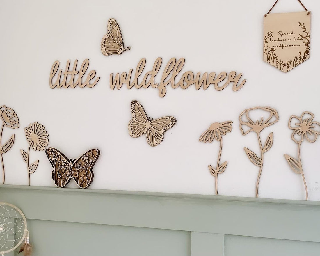 Dreamy Escapes Part 1: Designing Your Little Girls Nursery, Bedroom or Playroom with Floral Butterflies, Cloudy Pastel Heaven, Woodland, and Mermaid Themes