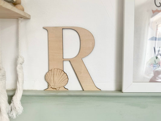 Wooden Shell Letter