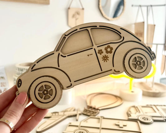 Double Layer Groovy Car