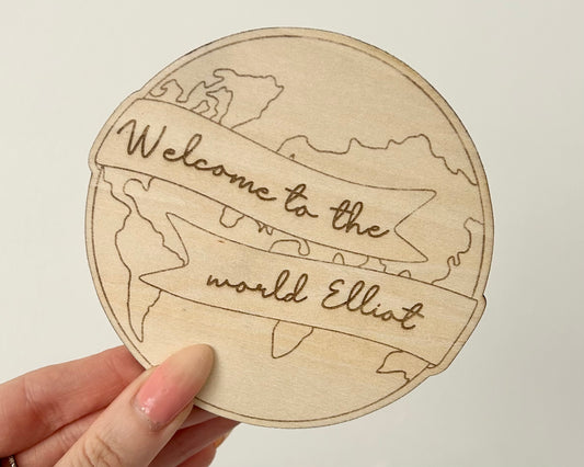 Personalised Welcome to the World Birth Announcement
