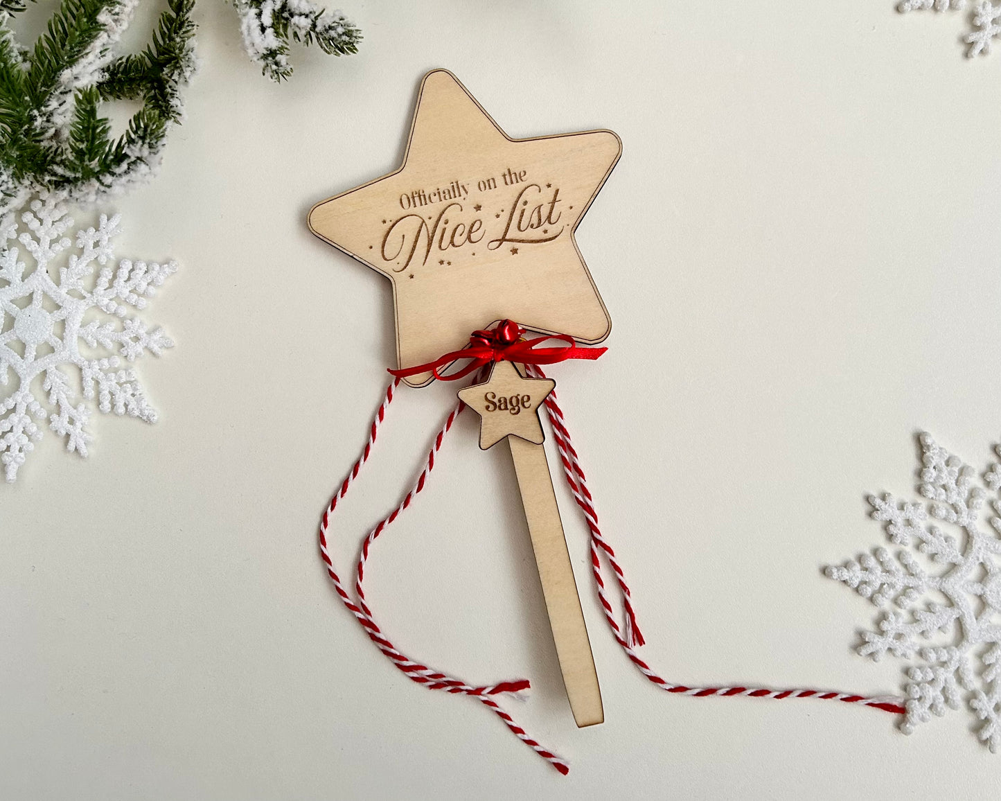 Personalised ‘Nice List’ Wand