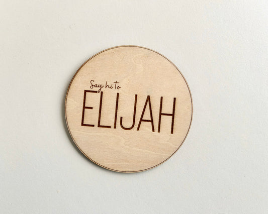 Personalised ‘Hi there!’ Birth Announcement