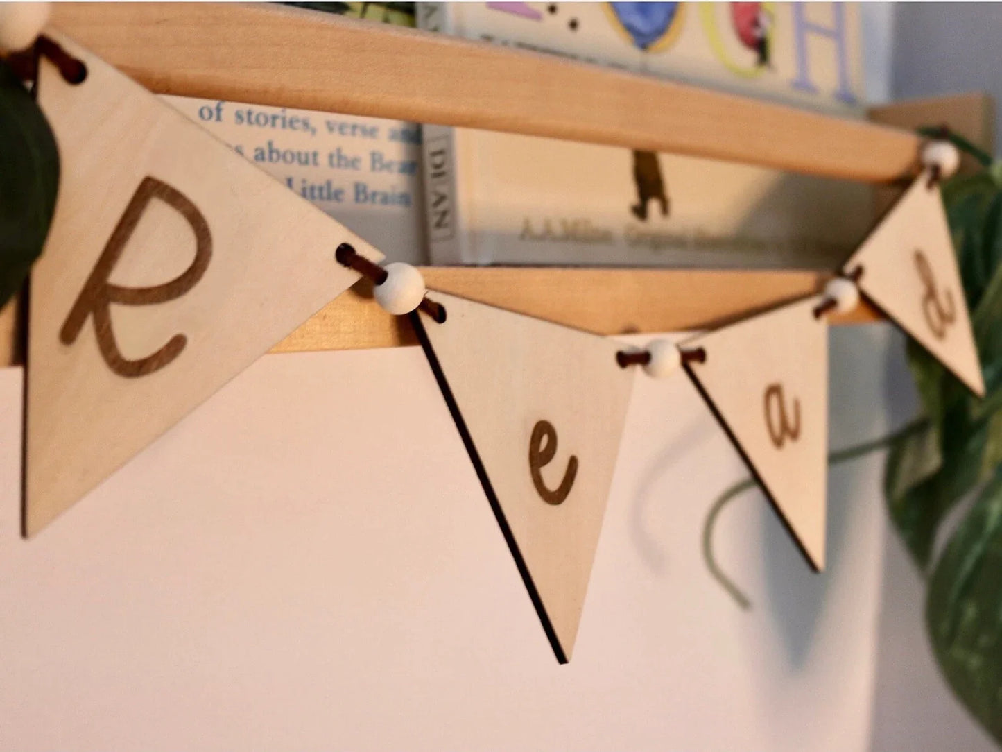 Personalised Wooden Pennant Bunting