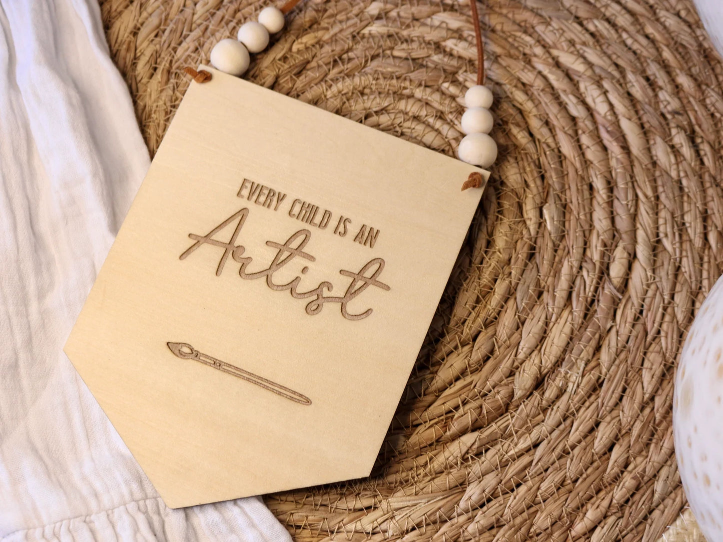 Every Child is an Artist Pennant Flag - 2 for £10 (15cm)